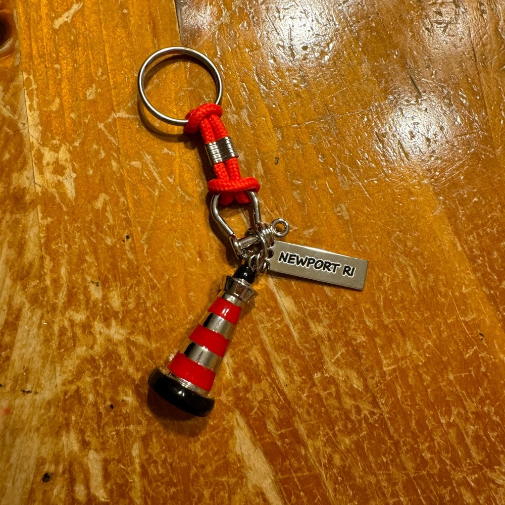 Cute Newport Rhode Island lighthouse keychain